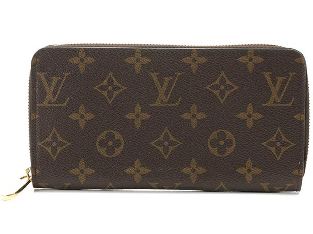 LOUIS VUITTON Zippy Wallet Monogram Brown Long
